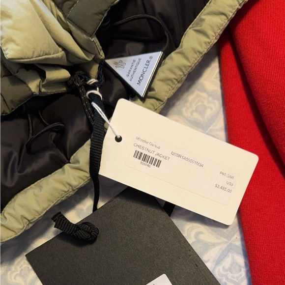 Moncler Genius x Pharrell Williams Chestnut Padded Jacket 'Dark Green' size 3 - Picture 4 of 4